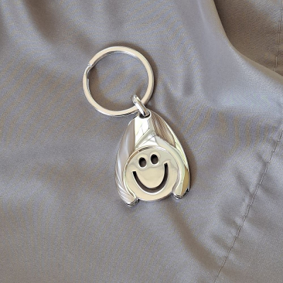 Schlüsselanhänger mit Einkaufswagen-Clip