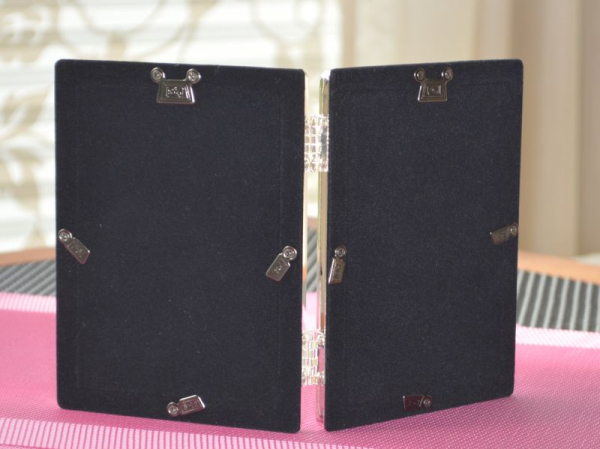 Fotorahmen / Doppelrahmen versilbert