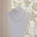 Kette Perlen Ø 7 - 8 mm weiß