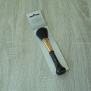 Stand-Rougepinsel schwarz goldfarben ca 17 cm